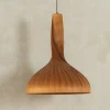 Hot Pamono Wooden Hanging Lamp from Jakobsson, 1960s