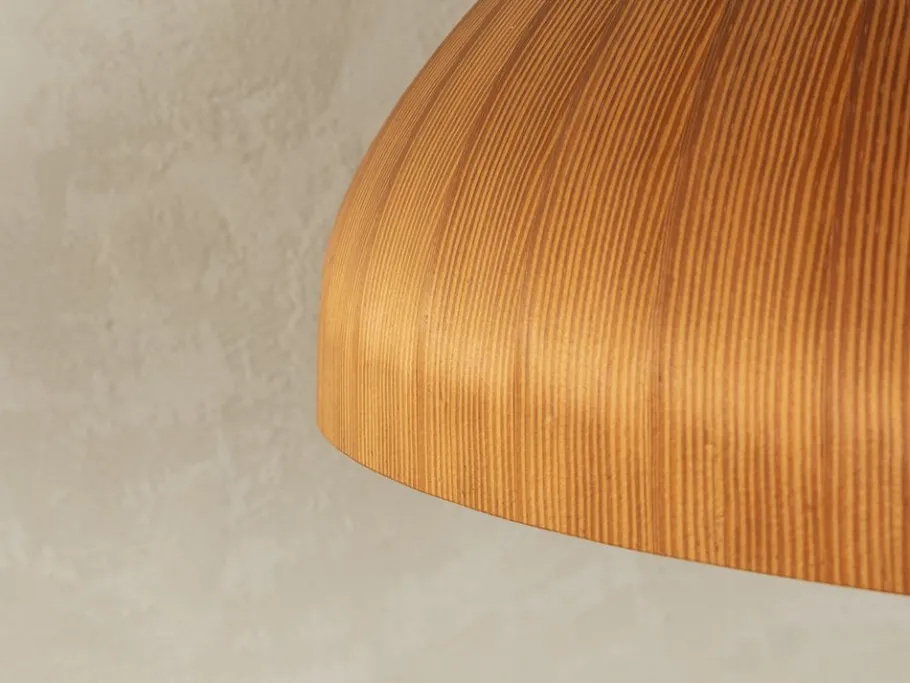Hot Pamono Wooden Hanging Lamp from Jakobsson, 1960s