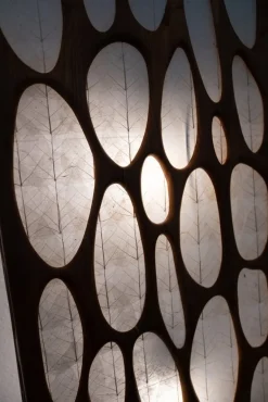 Clearance Pamono Wooden Wall Lamp Cherry and Rice Paper, 1980s