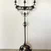 Outlet Pamono Wrought Iron Floor Candleholder, 1900s