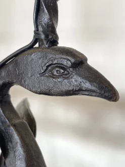 Outlet Pamono Wrought Iron Floor Candleholder, 1900s