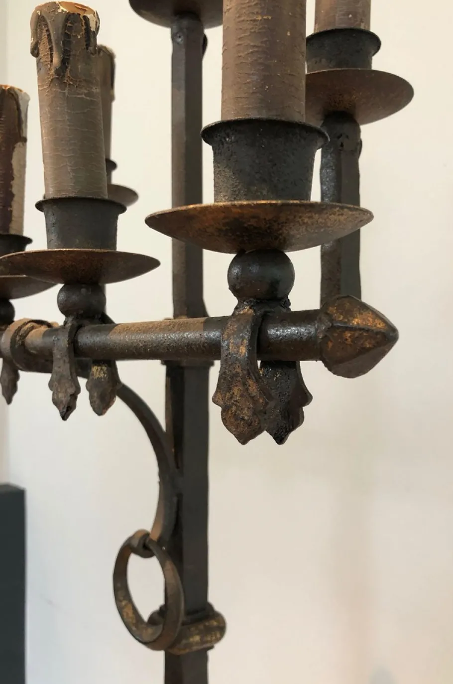 Outlet Pamono Wrought Iron Floor Lamp