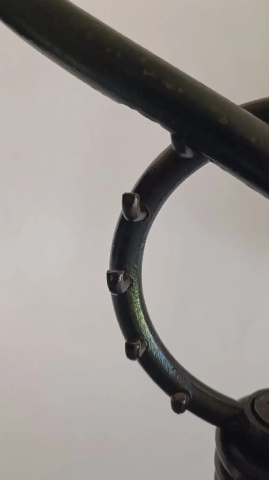 Outlet Pamono Wrought Iron Floor Lamp by Jean Royère, 1940s