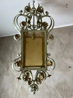 Hot Pamono Wrought Iron Lantern, 1950s