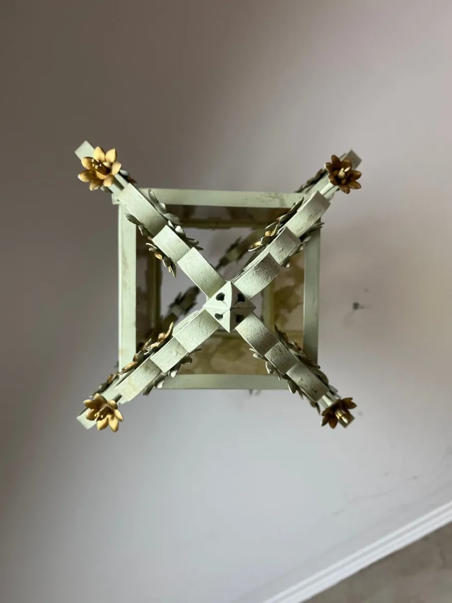 Hot Pamono Wrought Iron Lantern, 1950s