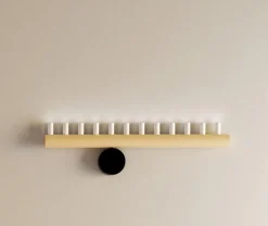 New Pamono Yellow and Black Array Wall Light by Atelier Areti