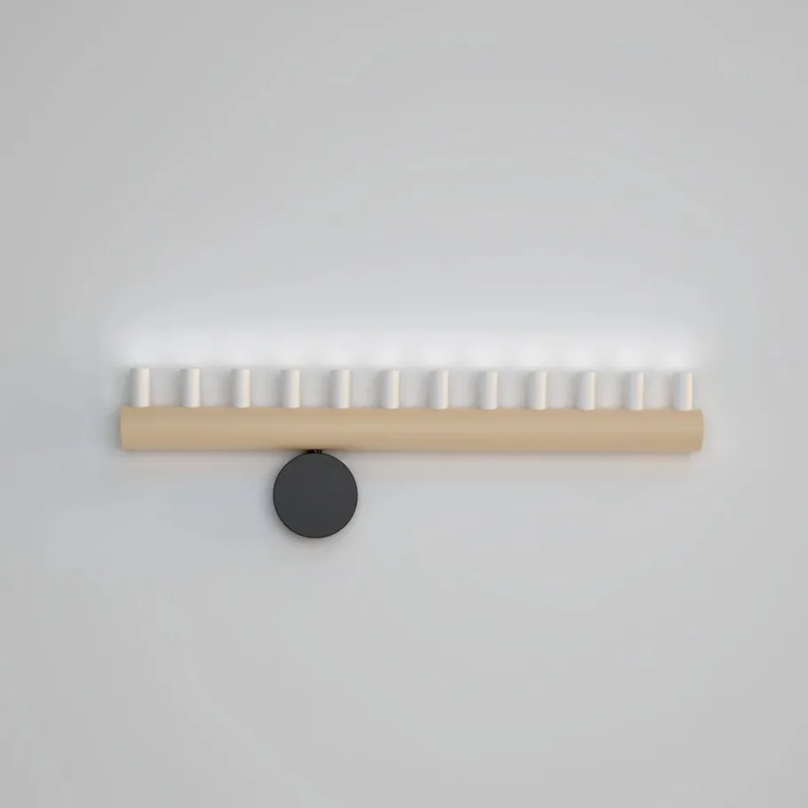 New Pamono Yellow and Black Array Wall Light by Atelier Areti