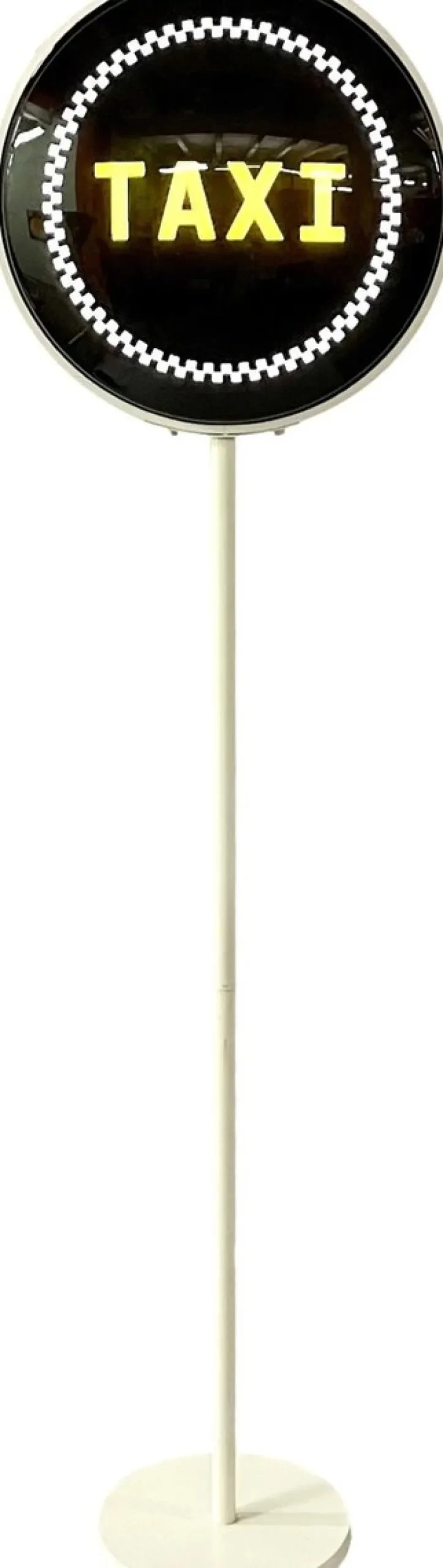 Best Pamono Yellow Cab New York Taxi Floor Lamp/Sign, 1990s