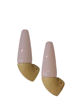 Hot Pamono Yellow Model 6035 Wall Lamps by Sigvard Bernadotte for Ifö, 1950s, Set of 2