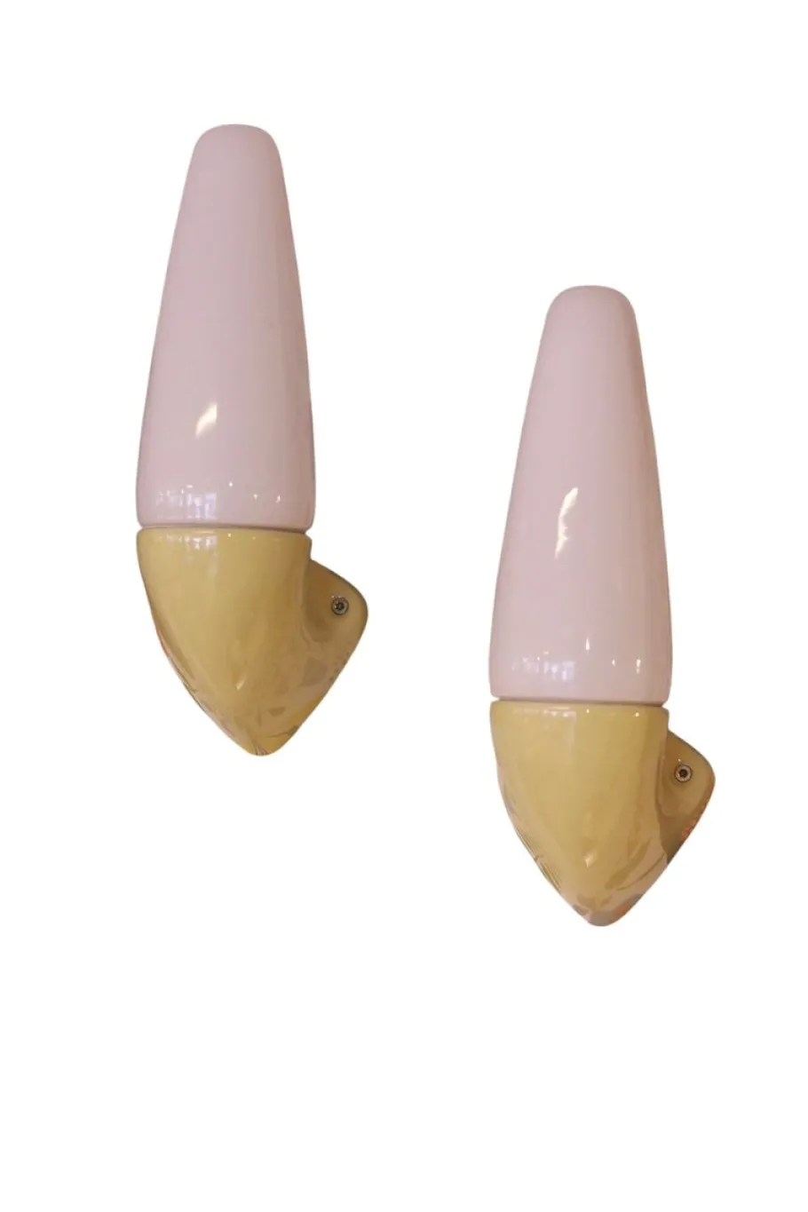 Hot Pamono Yellow Model 6035 Wall Lamps by Sigvard Bernadotte for Ifö, 1950s, Set of 2