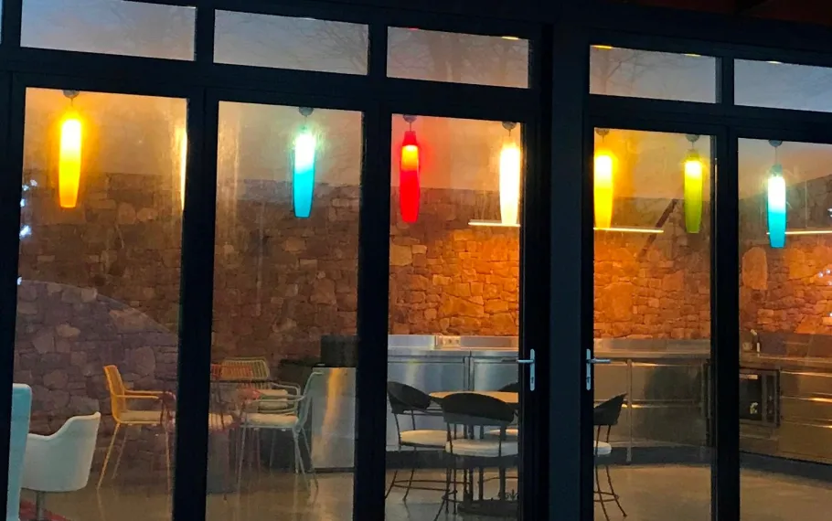 Hot Pamono Yellow Murano Glass Pendant by Alessandro Pianon for Vistosi, Italy, 1960s