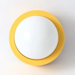 New Pamono Yellow Wall Lamp from Corodex, 1960s