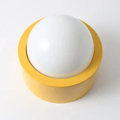 New Pamono Yellow Wall Lamp from Corodex, 1960s