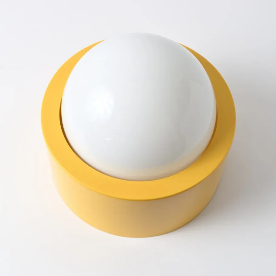 New Pamono Yellow Wall Lamp from Corodex, 1960s