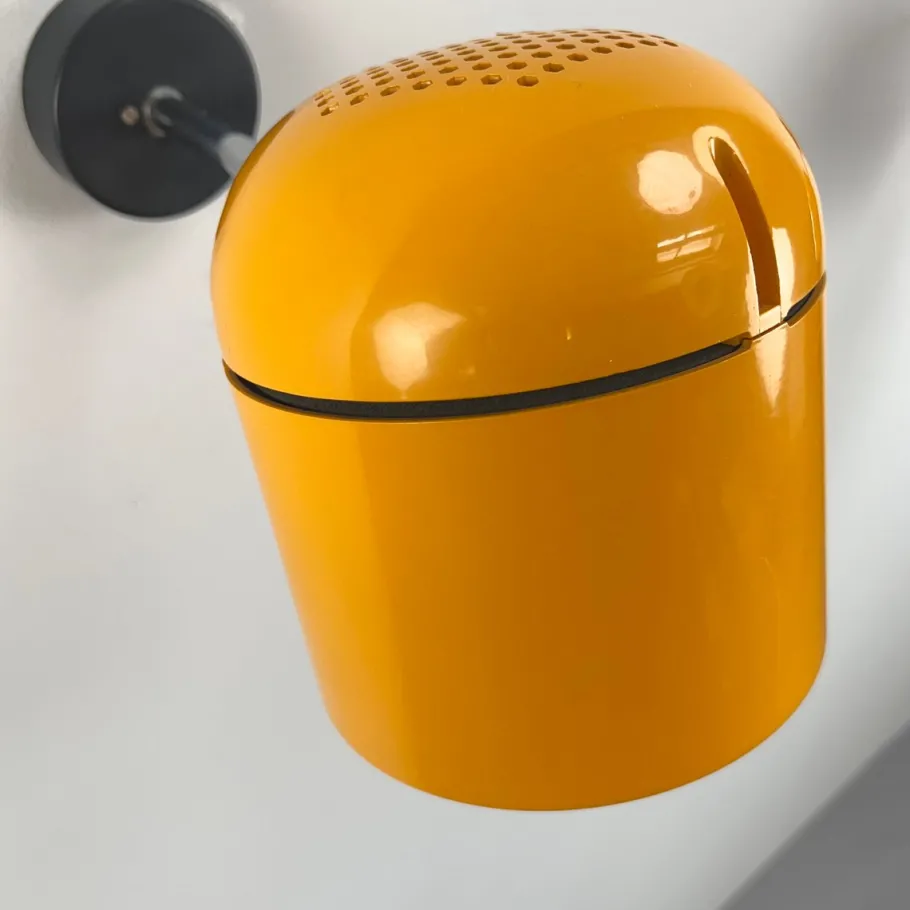 Best Pamono Yellow-Orange Pop Art Wall Spotlights by Staff, 1970s, Set of 2