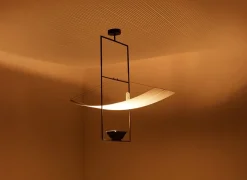 New Pamono Zefiro Hanging Lamp by Mario Botta for Artemide, Italy, 1988