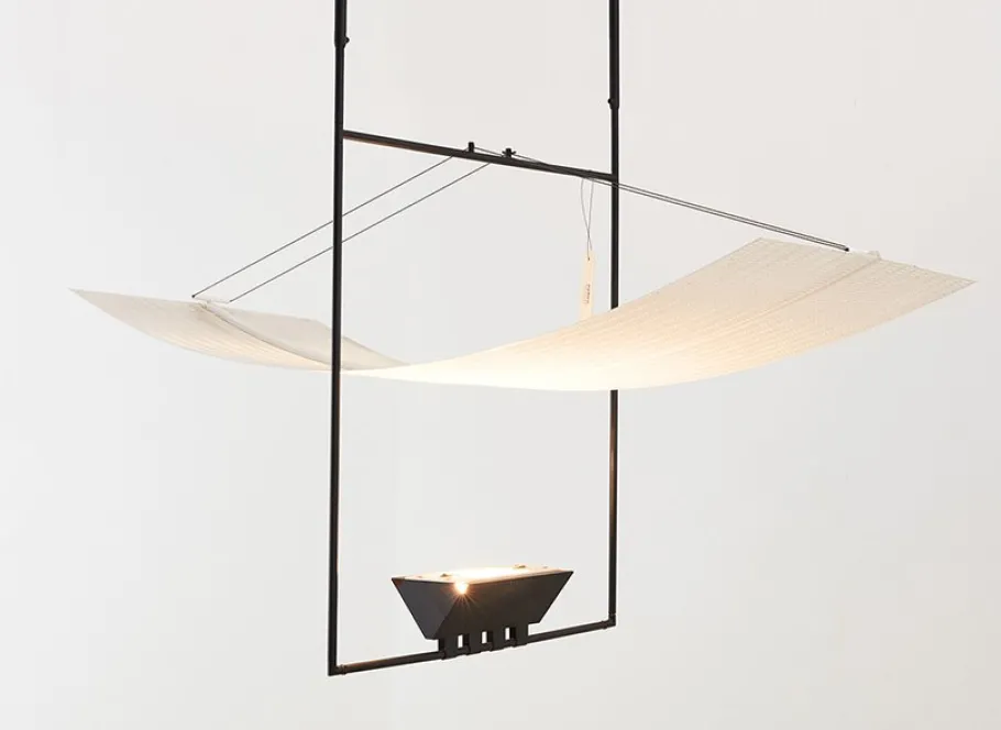 New Pamono Zefiro Hanging Lamp by Mario Botta for Artemide, Italy, 1988