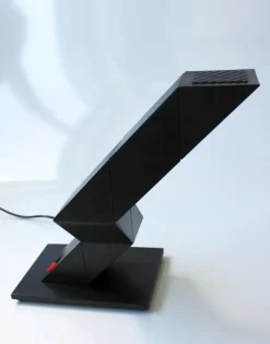 Clearance Pamono Zigzag Table Lamp by Shui l.d.Chan for Massive-Elite, Belgium, 1984