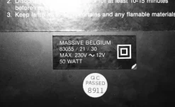 Clearance Pamono Zigzag Table Lamp by Shui l.d.Chan for Massive-Elite, Belgium, 1984