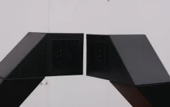 Hot Pamono Zig-Zag Table Lamps by Shui L. D. Chan, Hong-Kong, 1984, Set of 2