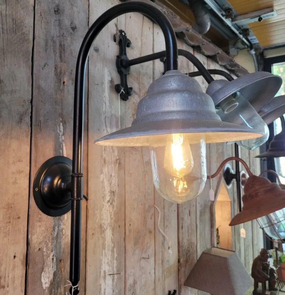 Discount Pamono Zinc Black Middle Barn Light