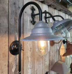 Discount Pamono Zinc Black Middle Barn Light