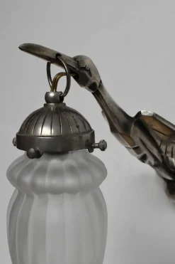 Clearance Pamono Zoomorphic Wall Lamps in the style of Albert Cheuret, 1930s, Set of 2